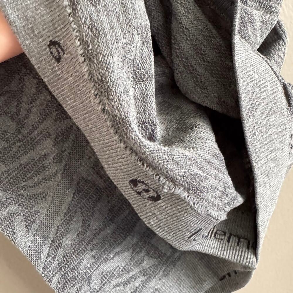 Lululemon Swiftly Tech Racerback Heathered Gray Workout Tank Size 6 - Picture 4 of 4